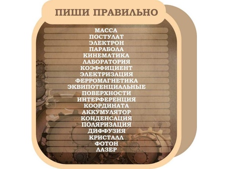 Оформление кабинета физики №18